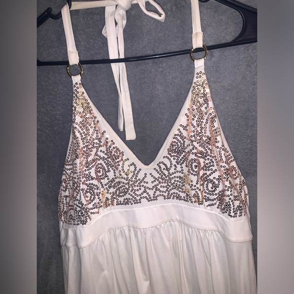 Victoria’s Secret Bra Top’s halter top that ties at the neck. Size large - Picture 2 of 6